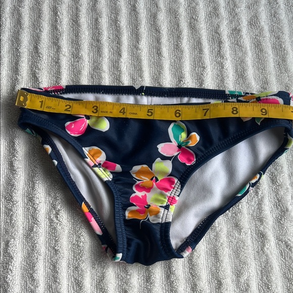 Carter's Navy Floral Kids Bikini Bottom - Picture 2 of 5